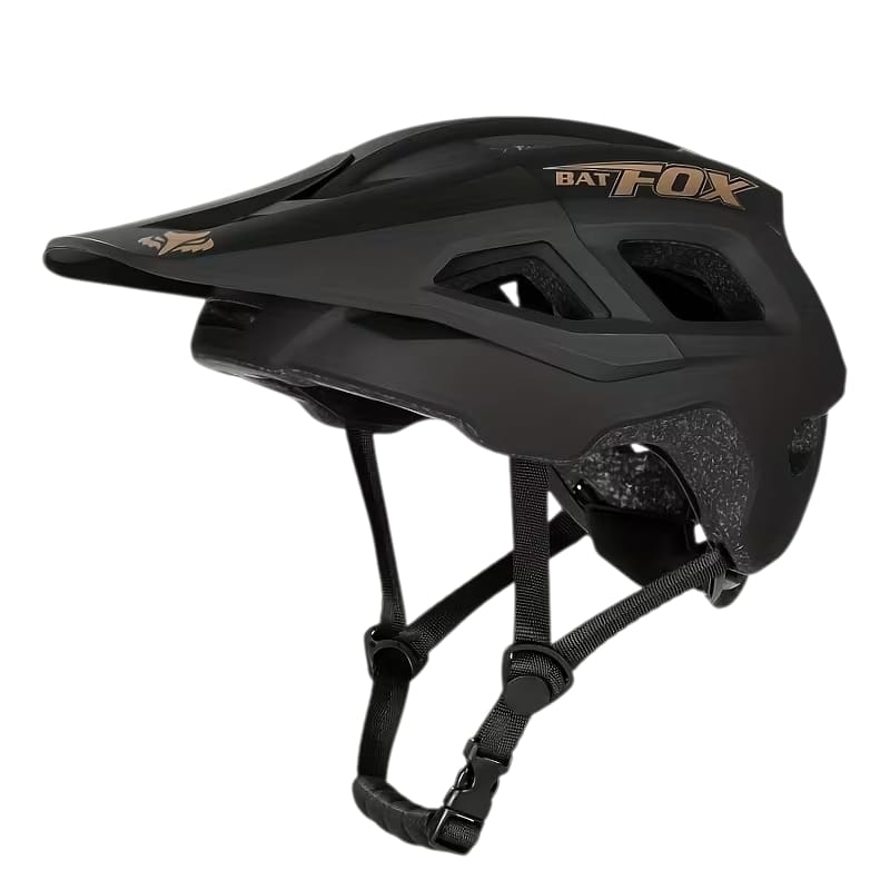 BATFOX, Casco para Bicicleta de Montaña Ajustable para Adultos, Unisex